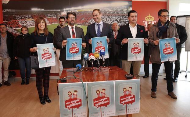 Presentación de la campaña de donación de sangre. /DAMIÁN ARIENZA.