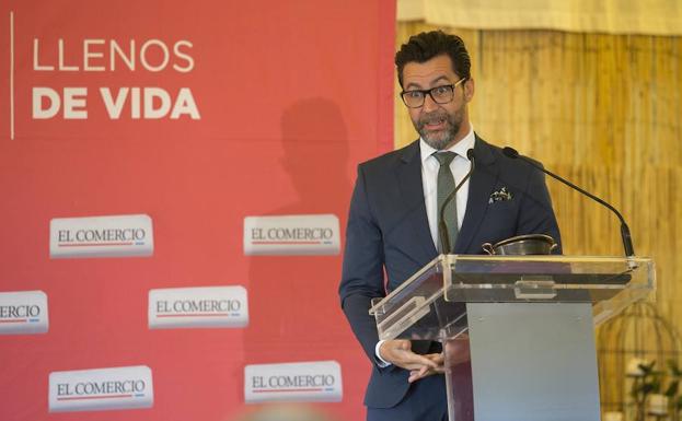 Dacosta, durante su intervención tras recibir el premio.