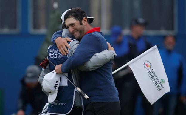 Jon Rahm celebra su victoria. /Paul Childs (Reuters)