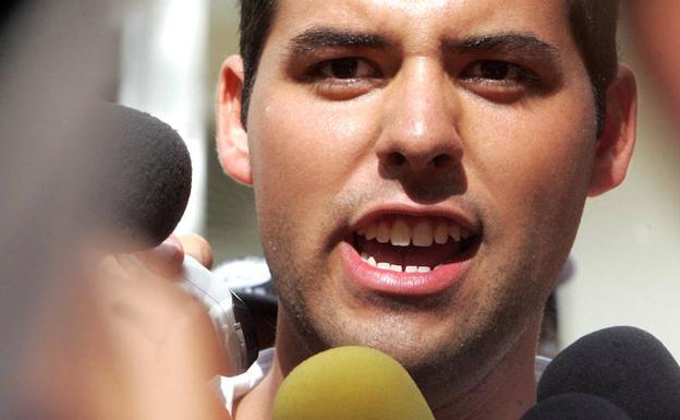 Goicoechea participa en una manifestación.