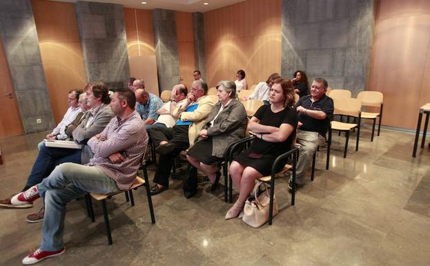 Una de las sesiones del juicio del 'caso Renedo'.
