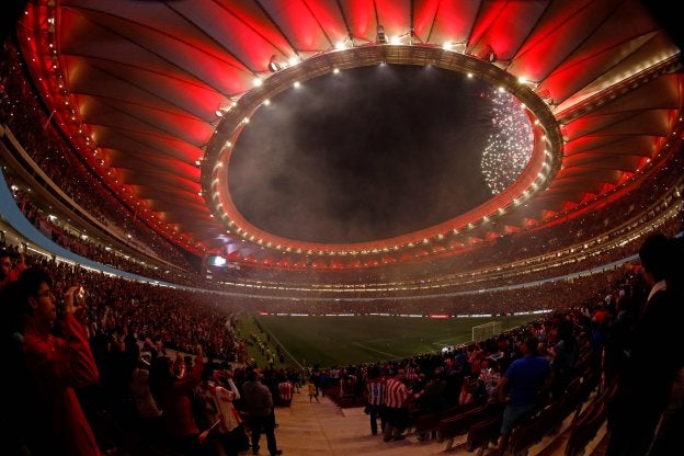 El nuevo Wanda Metropolitano cortó la cita de su estreno con una victoria, que firmó su ídolo Griezmann.