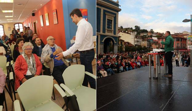 José María Pérez, ayer, en un acto con interventores y apoderados en Avilés.
