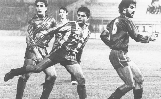 Arturo, durante su etapa en el primer equipo rojiblanco.