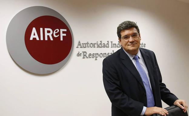 El presidente de la AIReF, José Luis Escrivá./EFE