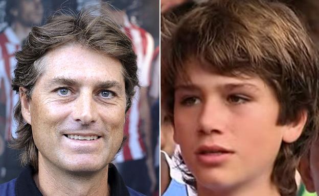Julen Guerrero y su hijo Julen Jon. /