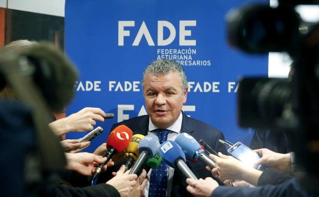 Belarmino Feito Álvarez, en el Fórum de EL COMERCIO Belarmino Feito Álvarez, en el Fórum de EL COMERCIO