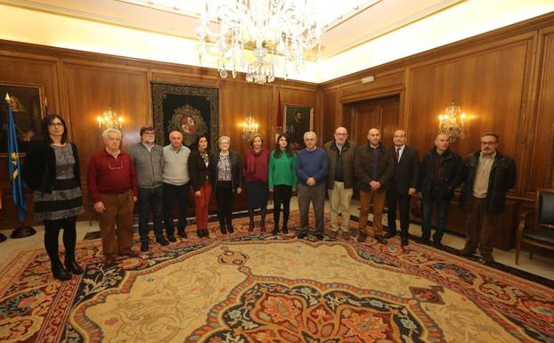 Los representantes de los ayuntamientos que conforman el consorcio. /Marieta