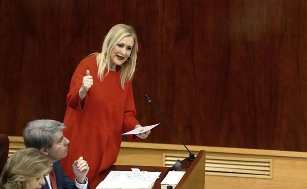 Cristina Cifuentes, presidenta de la Comunidad de Madrid. Cristina Cifuentes, presidenta de la Comunidad de Madrid.