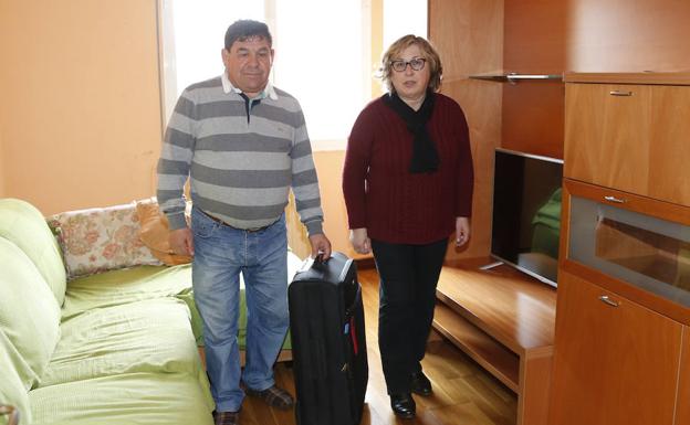 Nazario y Loli, en la casa de la que serán desahuciados Nazario y Loli, en la casa de la que serán desahuciados