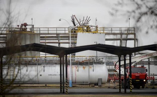 La planta química en Kralupy nad Vltavou. /Afp