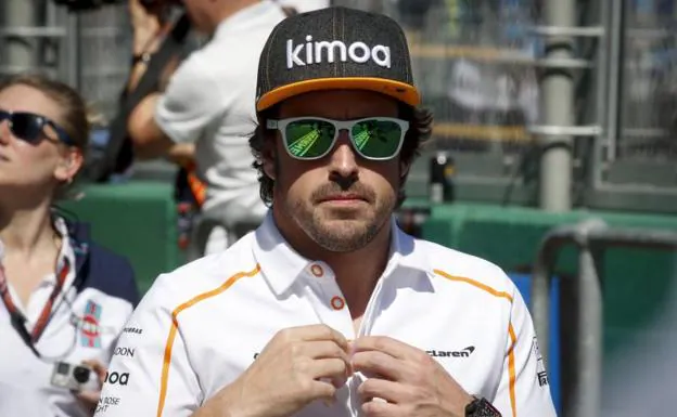 Fernando Alonso, en el Gran Premio de Australia de F1