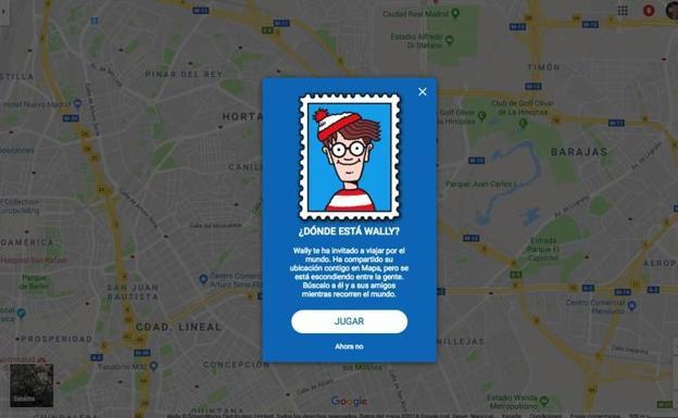Wally se esconde en Google Maps Wally se esconde en Google Maps