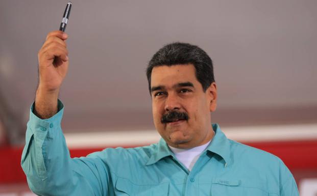 Nicolás Maduro, durante un encuentro con educadores simpatizantes del chavismo. /Efe