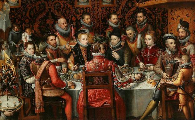 'Banquete real', de A. Sánchez Coello/