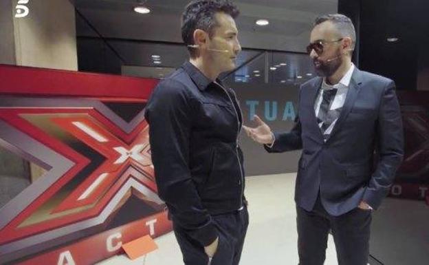 Jesús Vázquez y Risto Mejide se reconcilian en 'Factor X' Jesús Vázquez y Risto Mejide se reconcilian en 'Factor X'