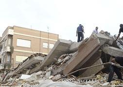 Imagen de terremoto en Lorca (Murcia). / Archivo/