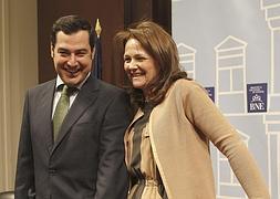 Los secretarios de Estado Juan Manuel Moreno y Montserrat Gomendio. / Efe/
