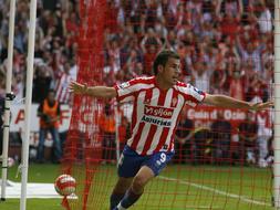 Bilic celebra su gol / J. BILBAO/