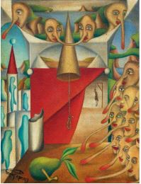 'OLOR A SOGA'. Óleo creado en 1947 sobre lienzo./