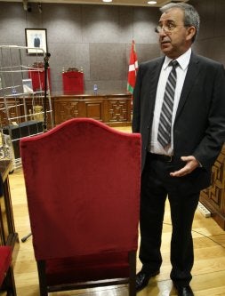 El juez Díaz de Rábago, en la sala de vistas. / EFE/