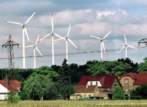 Vista de Klettwitz, Alemania, una de las áreas de Europa con más generadores de energía eólica. ::
AP/