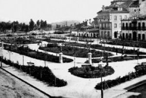 Antiguo paseo del Bombé en Avilés, villa en la que nació Julián Suárez Inclán. ::
ARCHIVO NARDO VILLABOY./