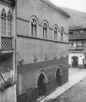 Casona de Valdecarzana, en la que nació Juan Ochoa. / ARCHIVO RAMÓN BARAGAÑO/