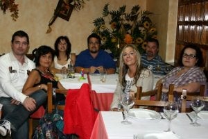 Luis Deechave, Nuria González, Maite Garal, Jose Luis Rodríguez, Mariano Cabal, Anabel Rodríguez y Elena Tejo, siempre atentos a las nuevas propuestas en directo./