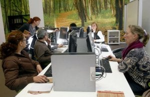 Una de las nuevas dependencias de la Agencia Local de Empleo. :: P. CITOULA/