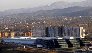 Estado de las obras del nuevo Hospital Universitario Central de Asturias (HUCA), el pasado mes de enero. ::
MARIO ROJAS/