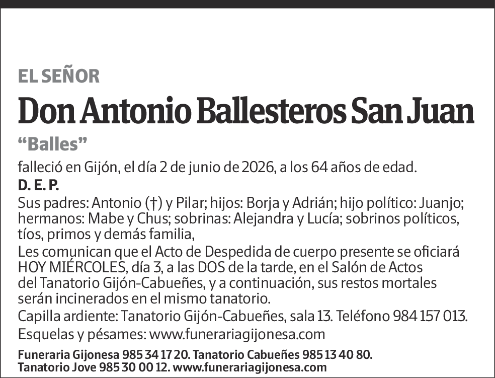 Antonio Ballesteros San Juan