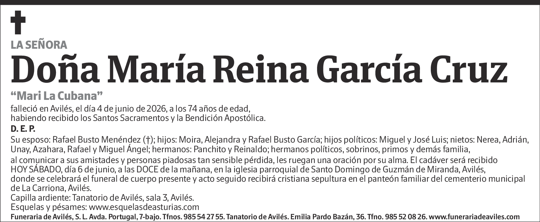 Maria Reina Garcia Cruz