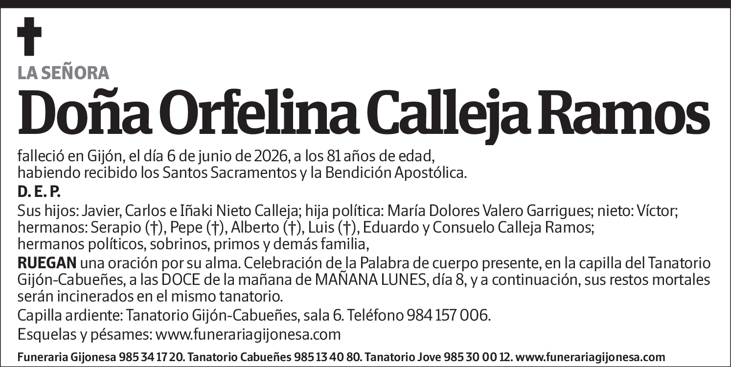 Orfelina Calleja Ramos