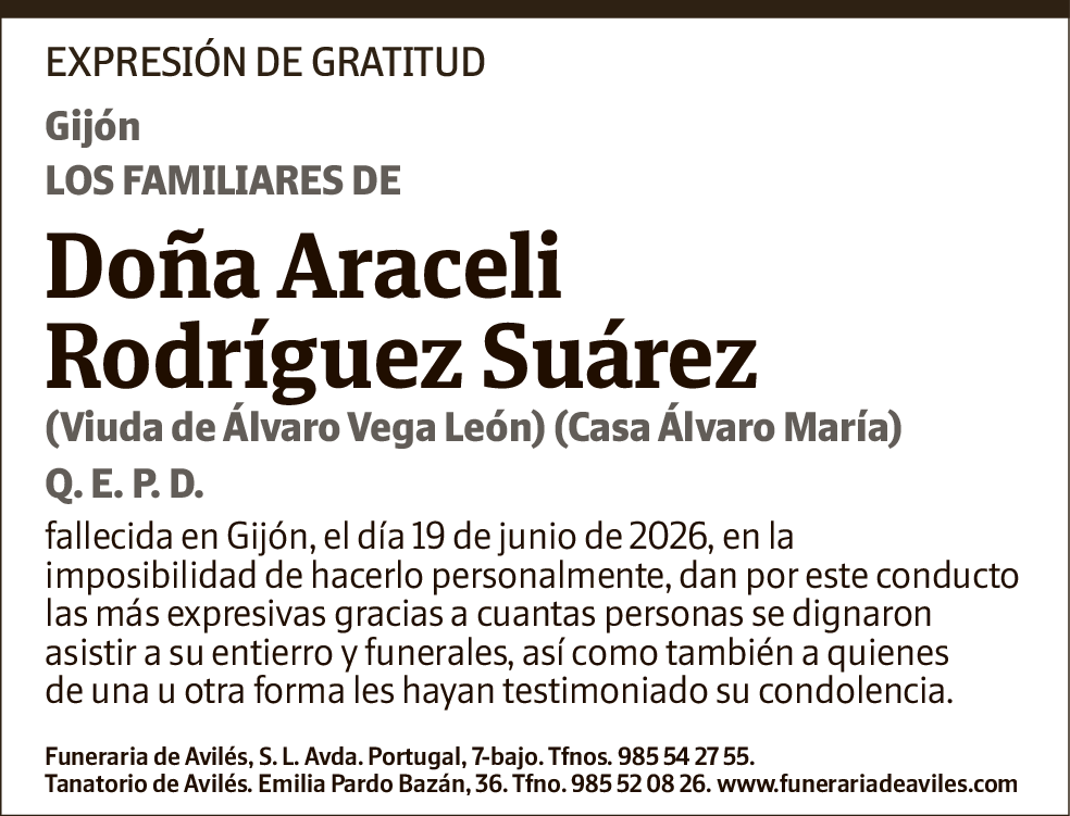 Araceli Rodríguez Suárez