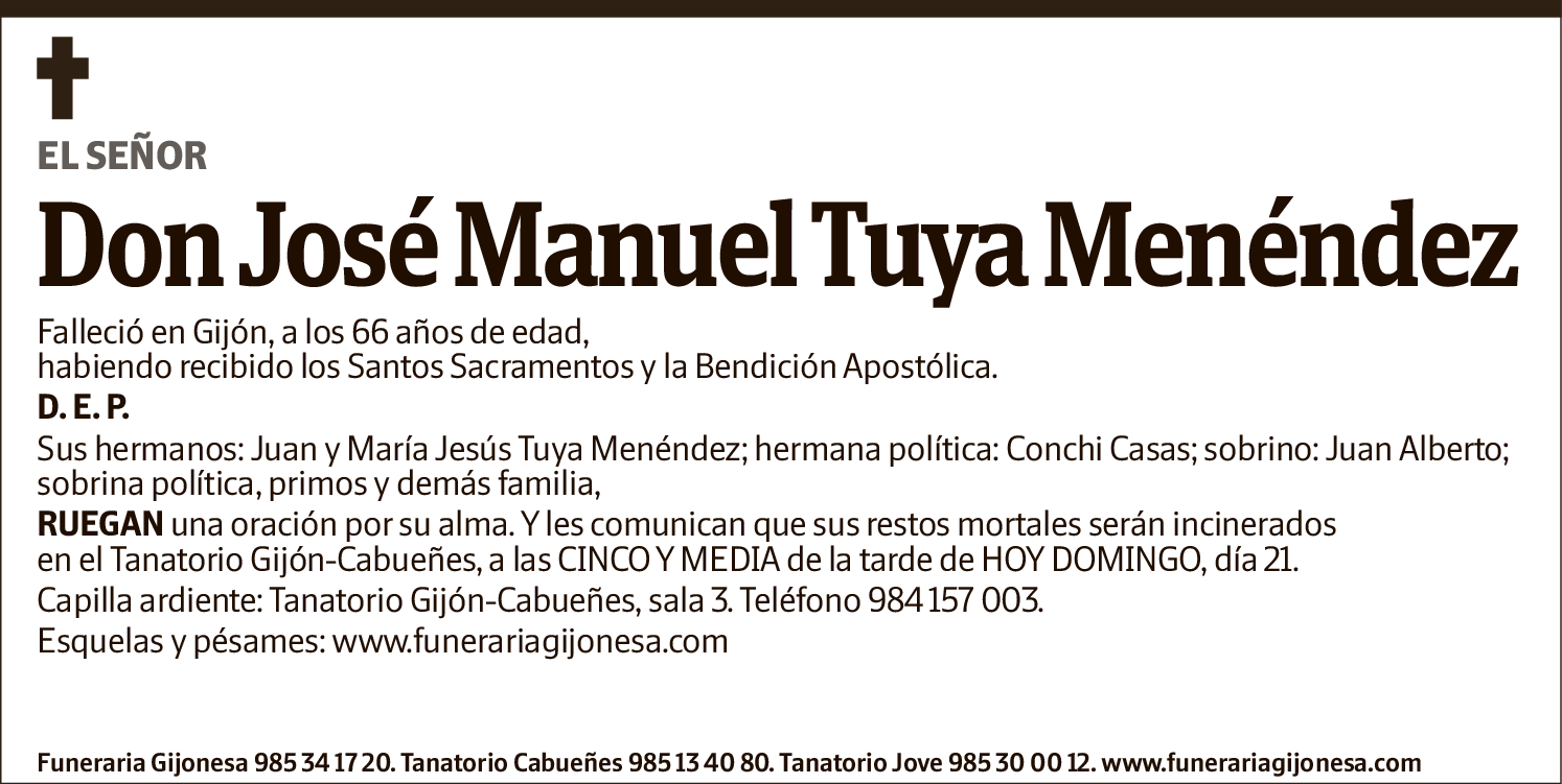José Manuel Tuya Menéndez