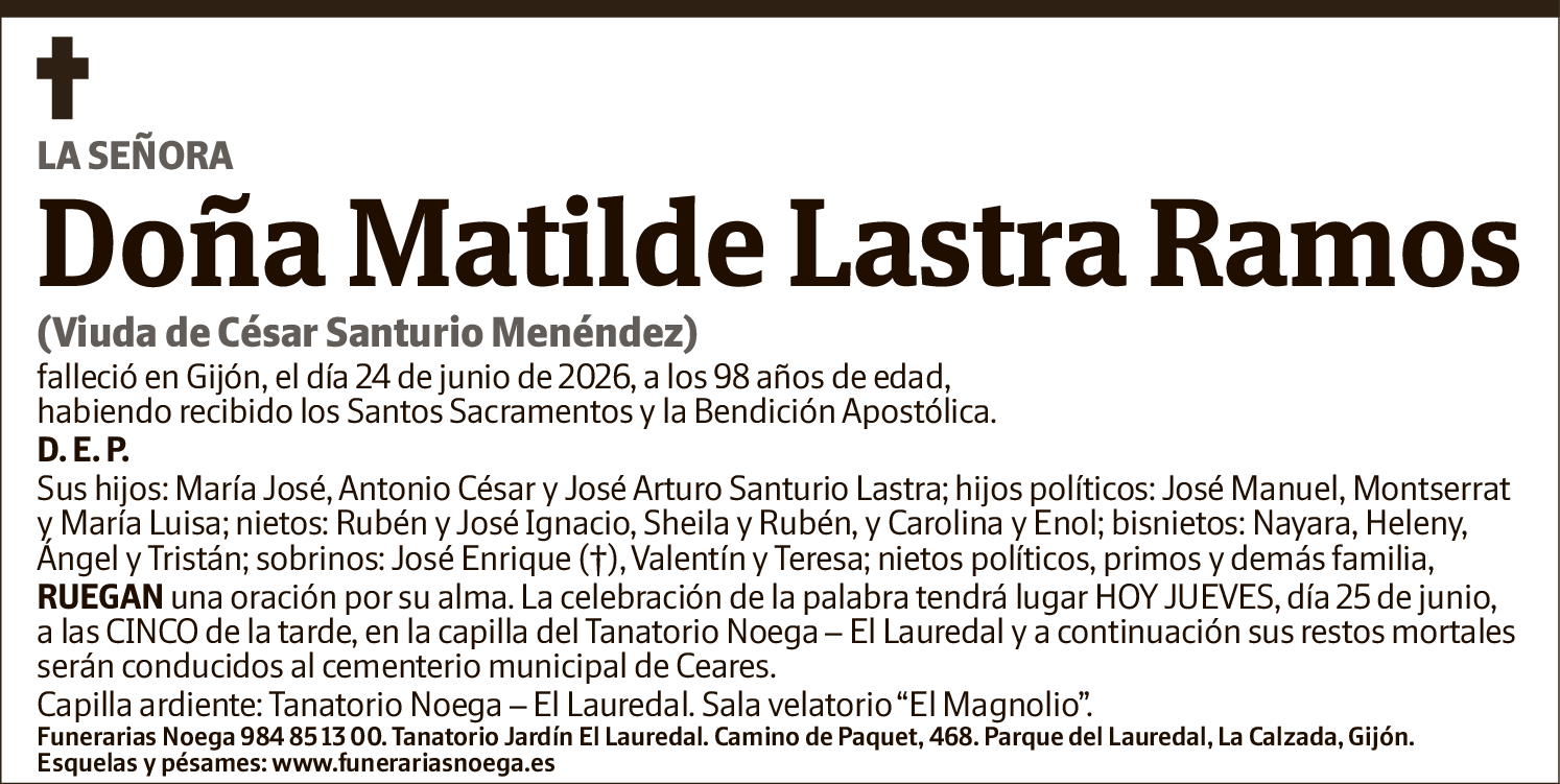 Matilde Lastra Ramos