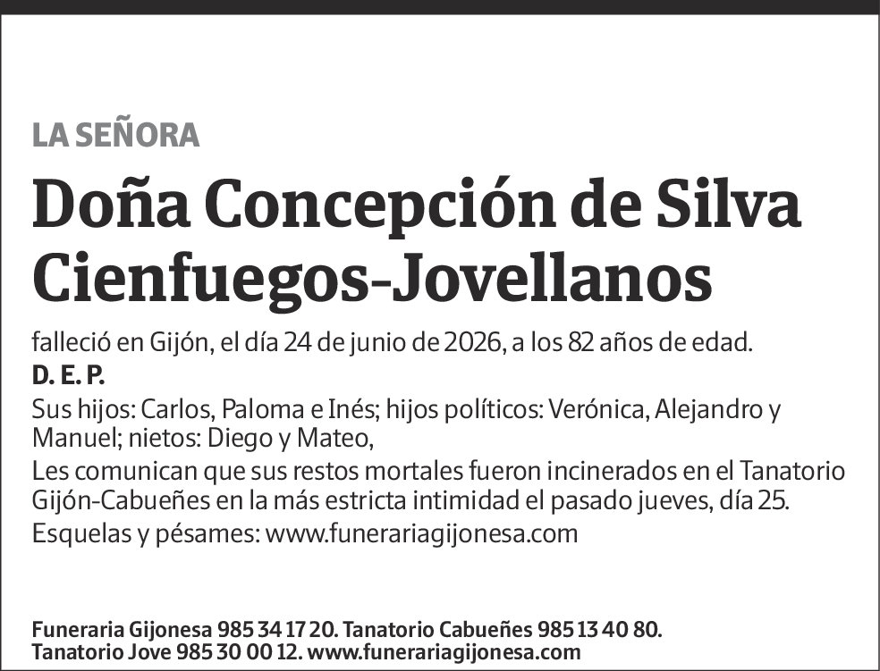 Concepción de Silva Cienfuegos-jovellanos