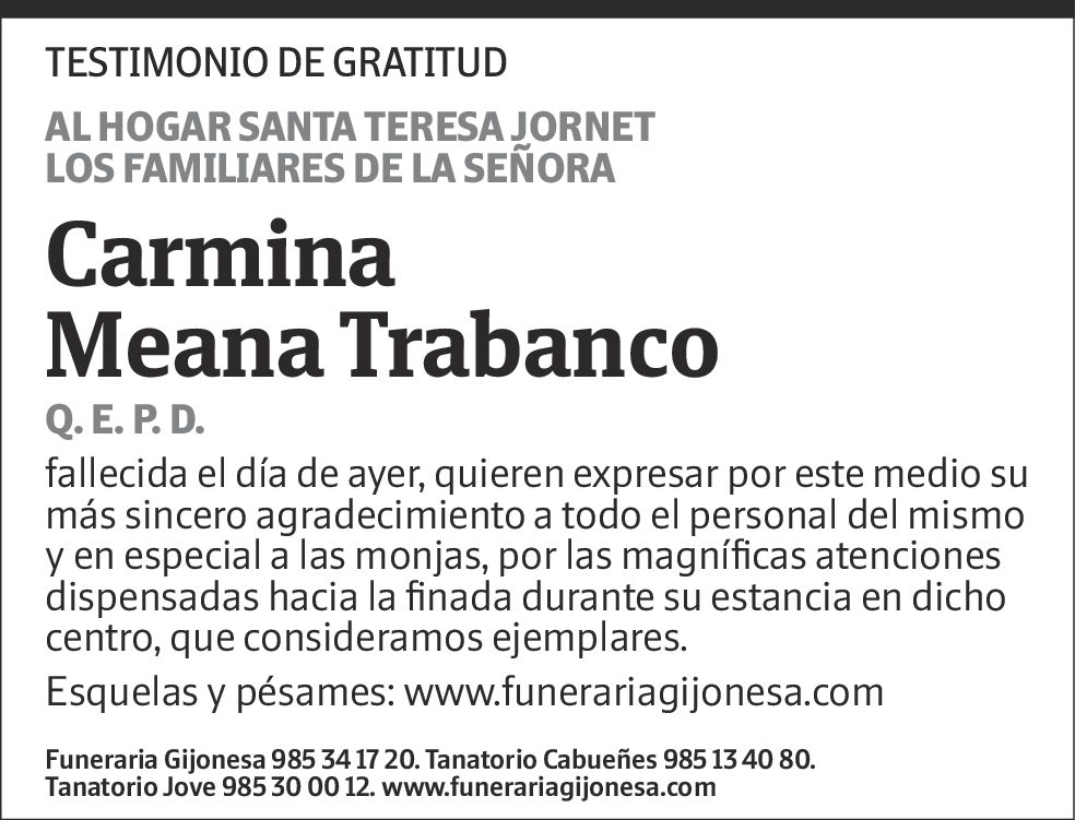 Carmina Meana Trabanco