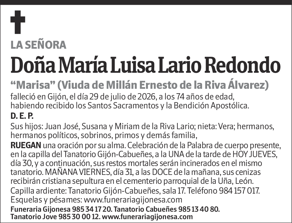 María Luisa Lario Redondo