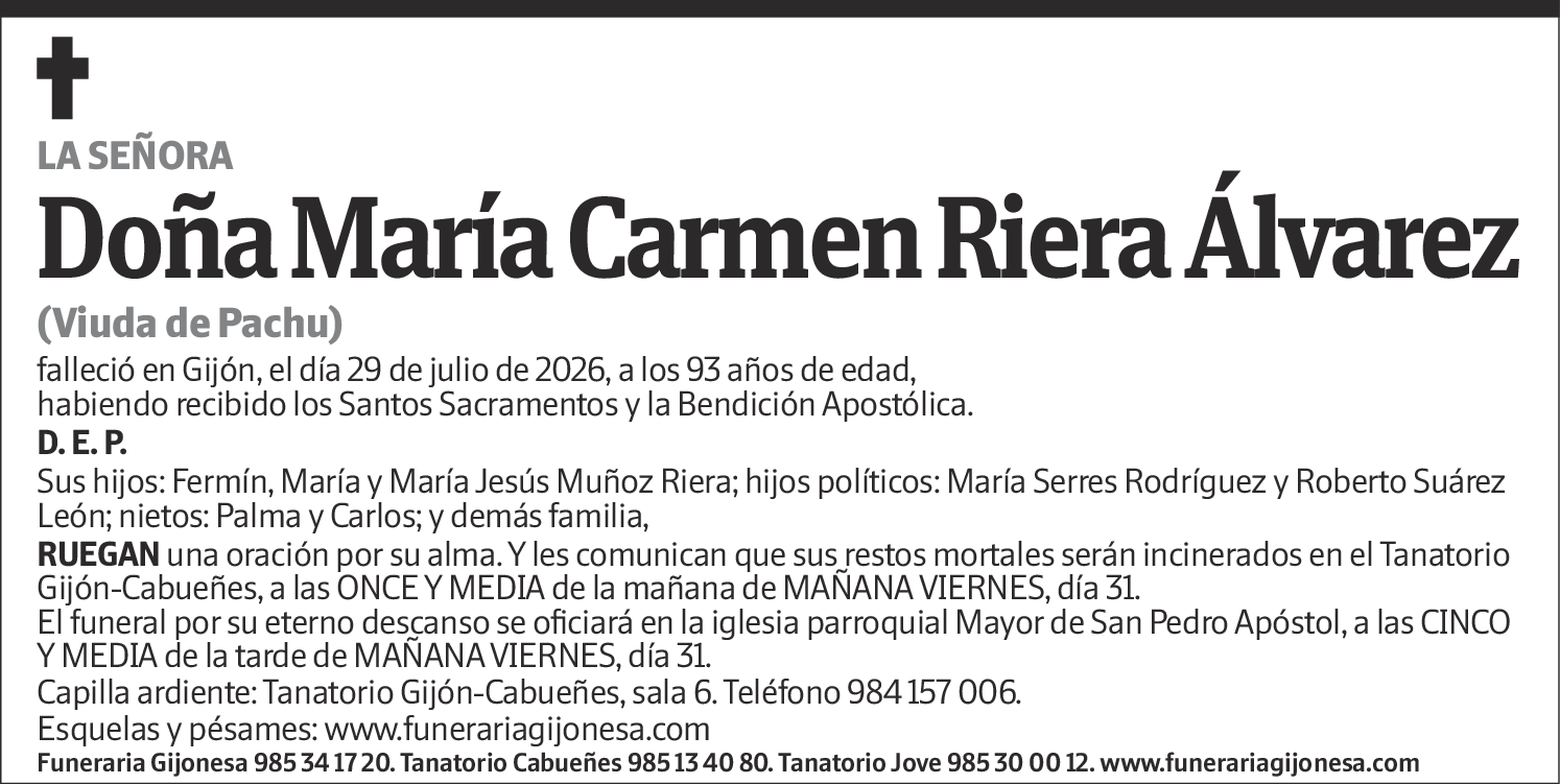 María Carmen Riera Álvarez