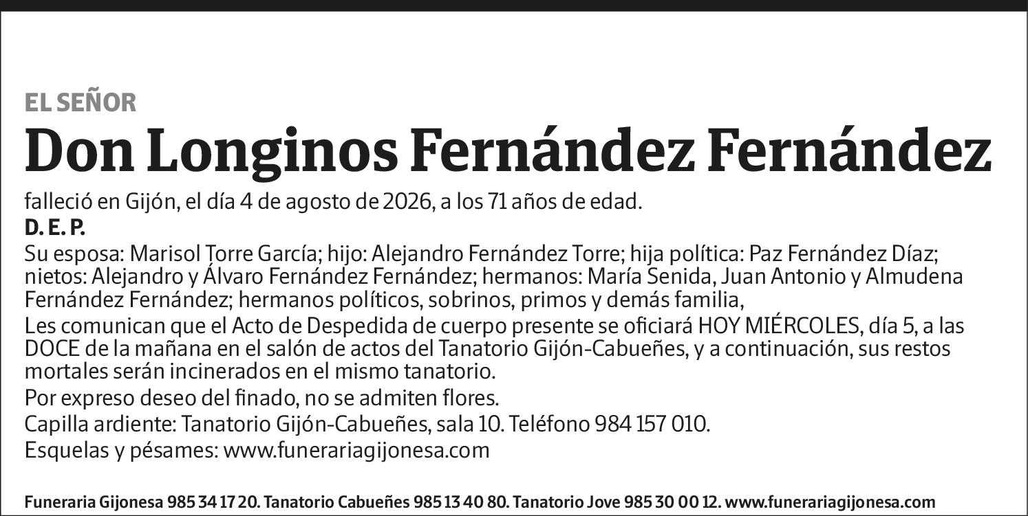 Longinos Fernández Fernández