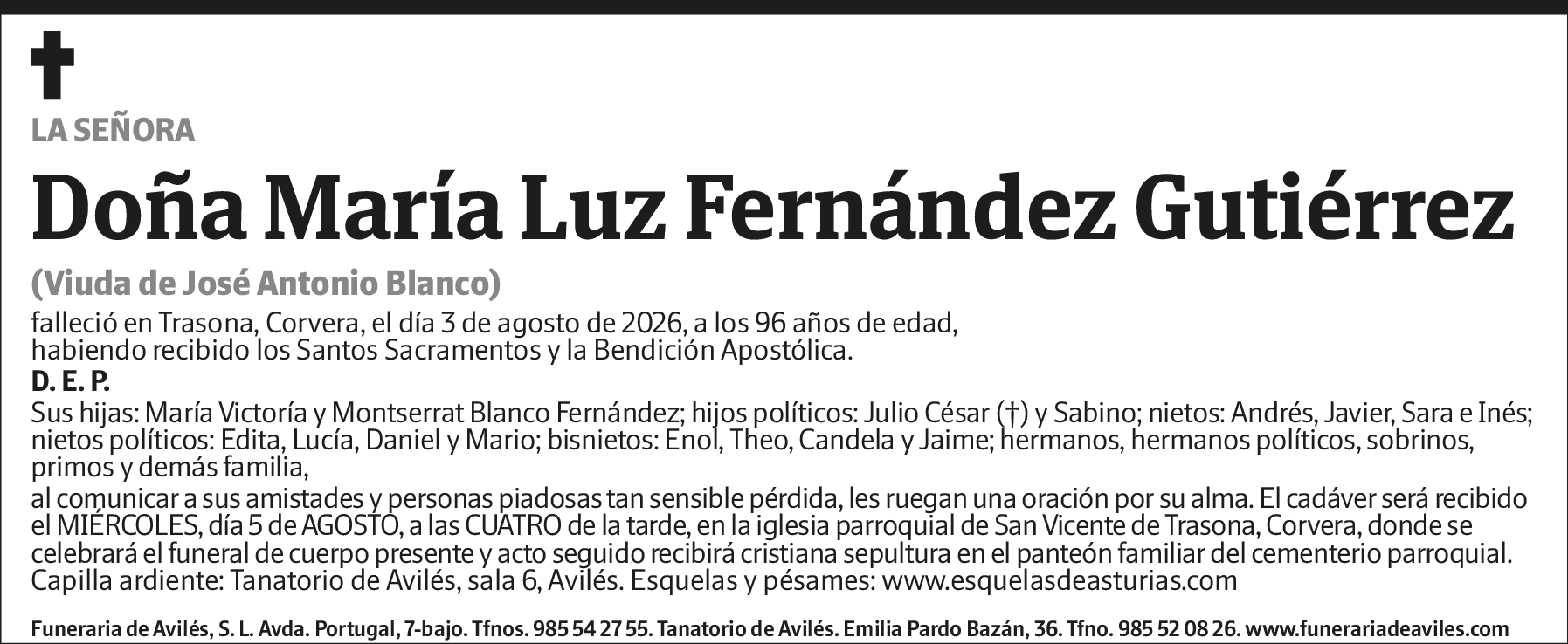 María Luz Fenández Gutiérrez