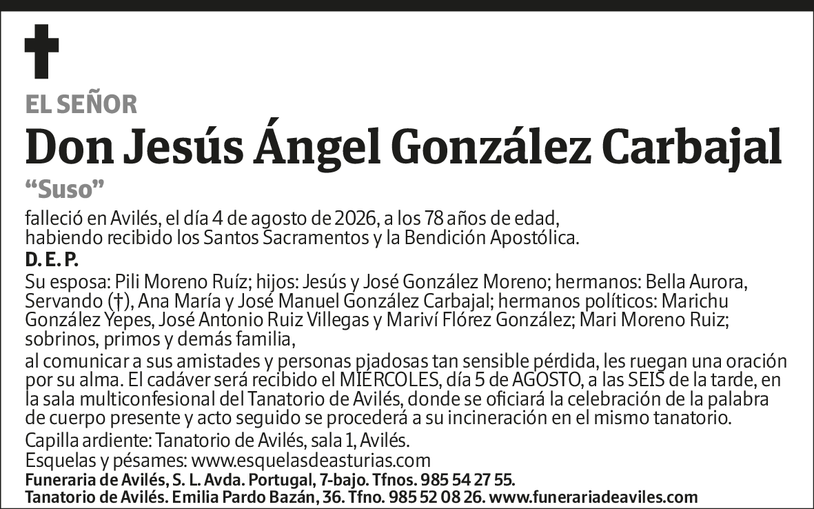 Jesús Ángel González Carbajal