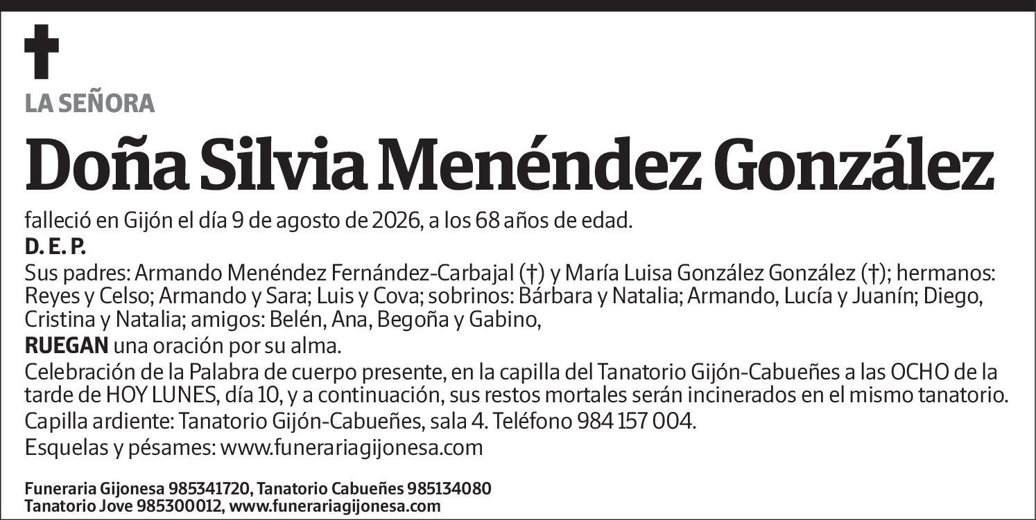 Silvia Menéndez González