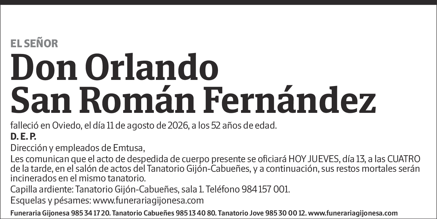 Orlando San Román Fernández