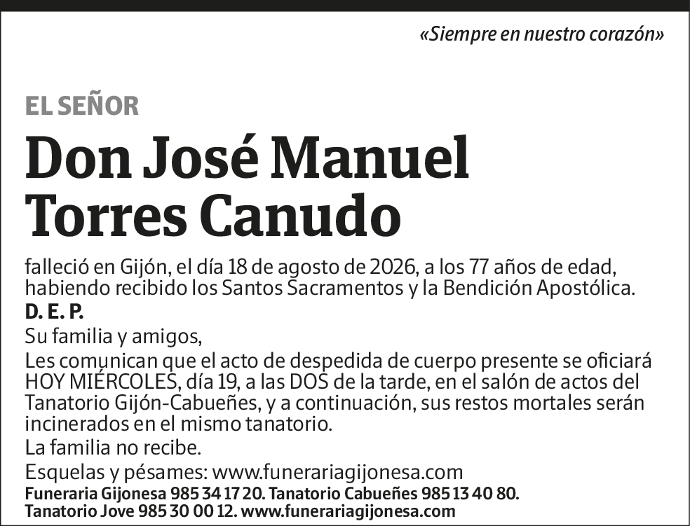 José Manuel Torres Canudo