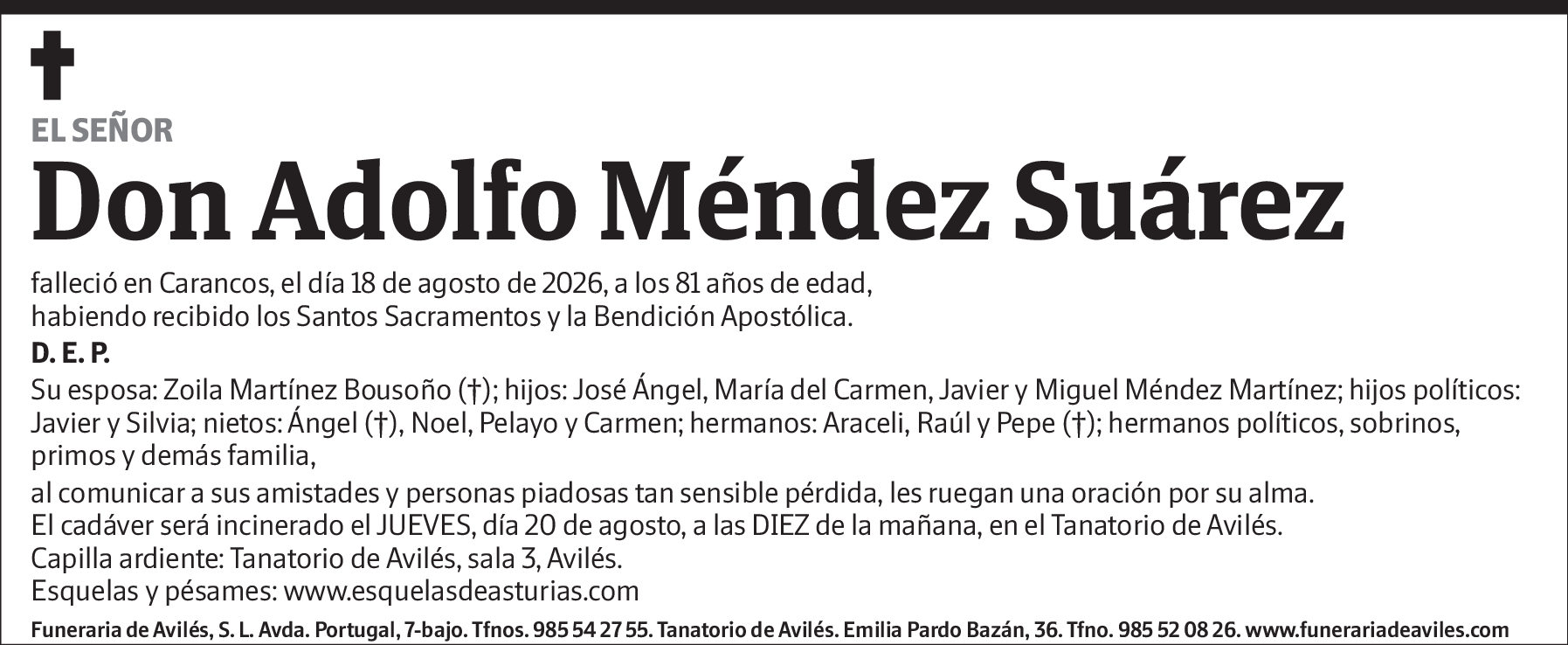 Adolfo Méndez Suárez
