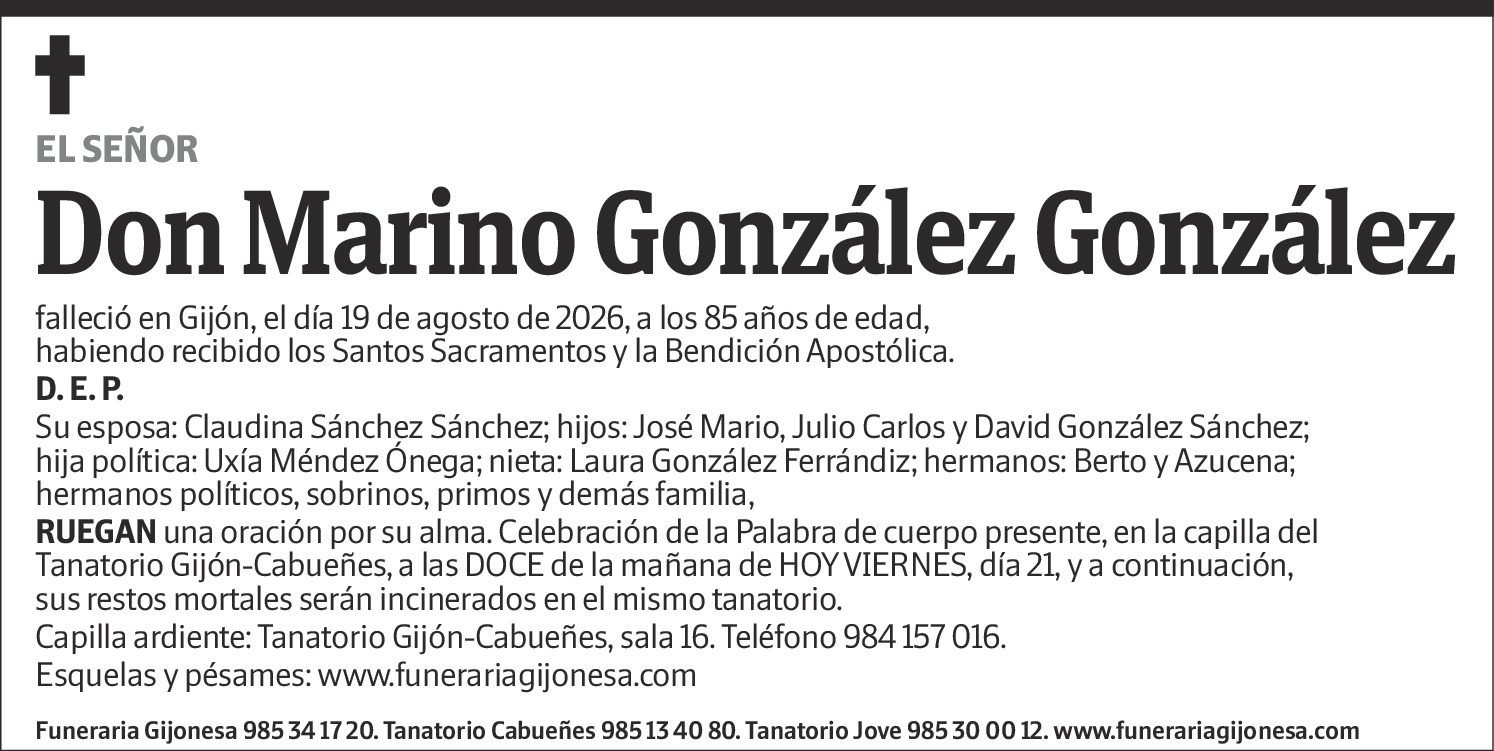 Marino González González