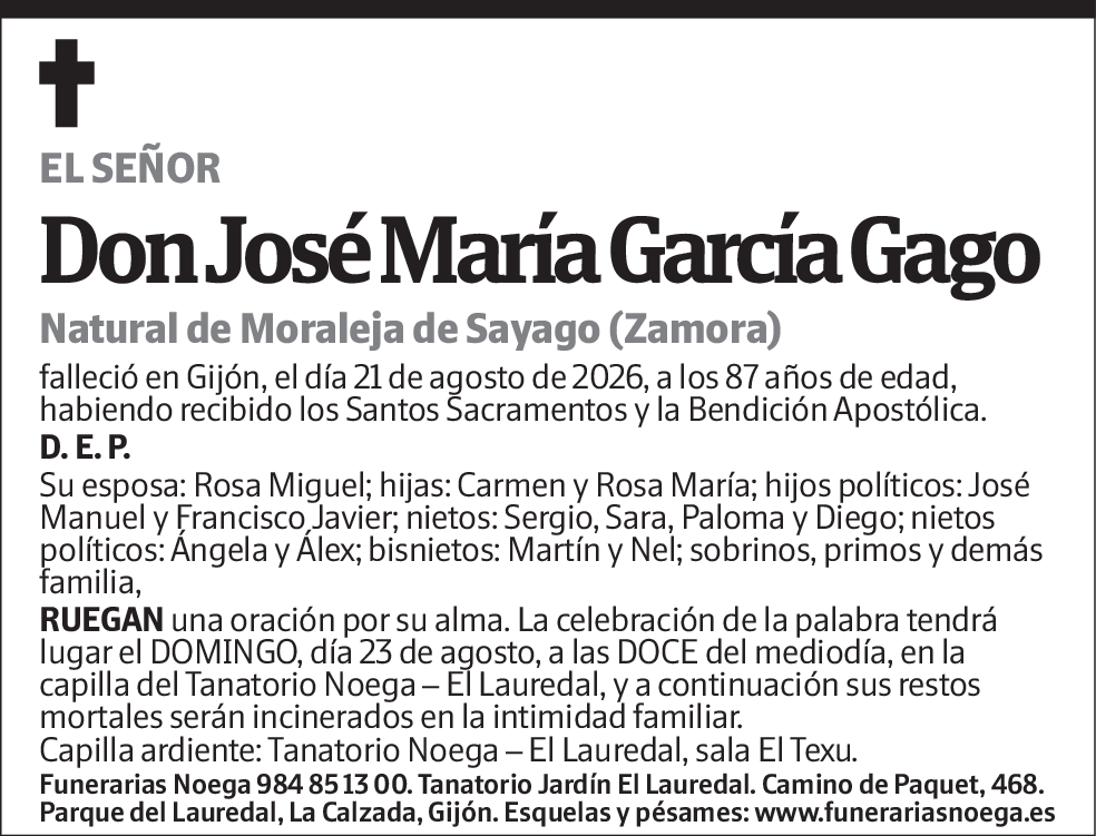 José María García Gago
